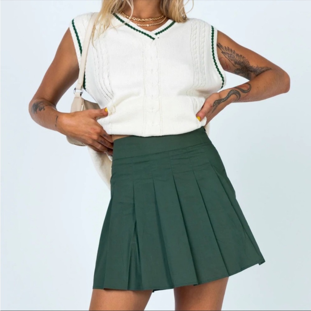 Princess Polly pleated mini tennis skirt